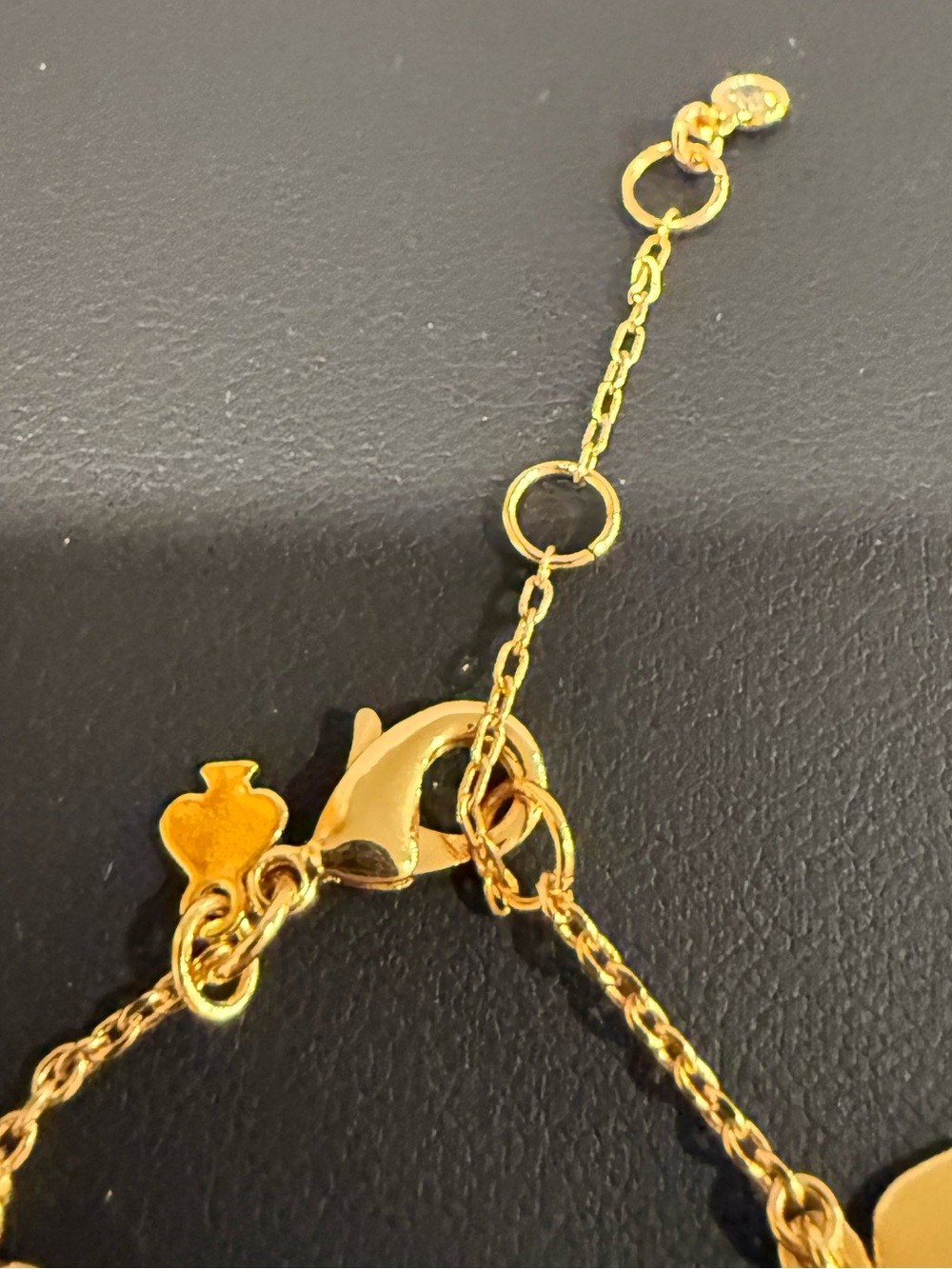 kate spade |♠️|Gold Plated Butterfly & Pearl Station Bracelet - Picture 2 of 3